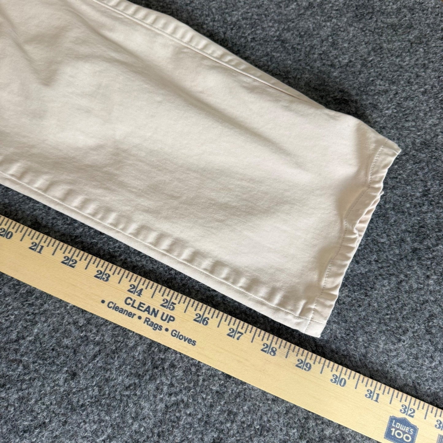 Peter Millar Ultimate Sateen 5-Pocket Pant Mens 35x29 Beige Chino Stretch Casual