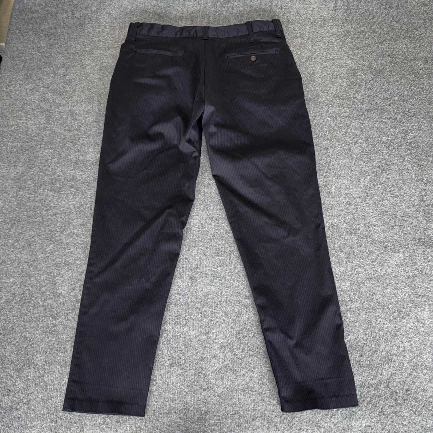 Paul Smith Dress Pants Mens 34x28 Black Pinstripe Straight Leg Business Casual