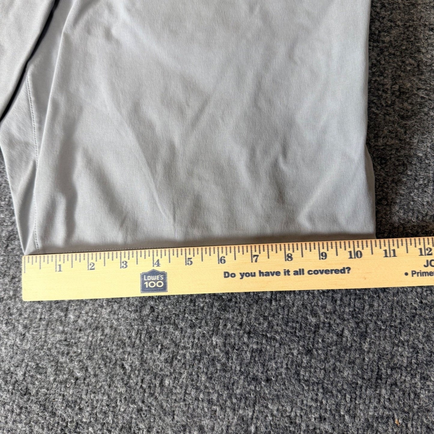 Lululemon Commission Golf Shorts Mens 36 Gray Athletic Performance Activewear