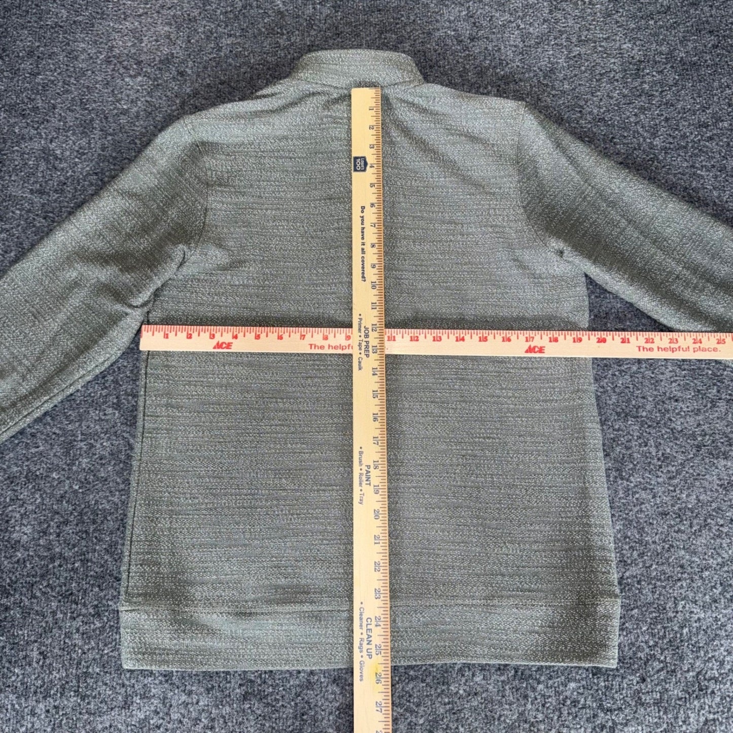 Marine Layer Button Henley Mock Neck Sweater Mens Small Green Pullover Casual