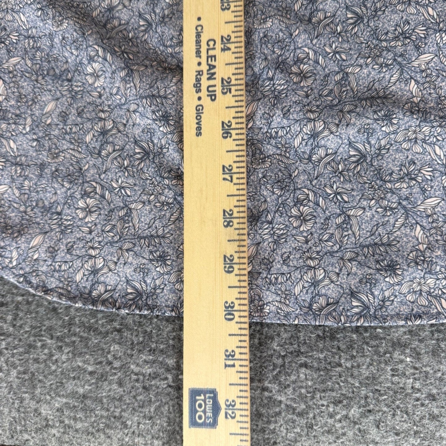 7Diamonds 4-Way Stretch Shirt Mens L Blue Floral Short Sleeve Button Up Casual