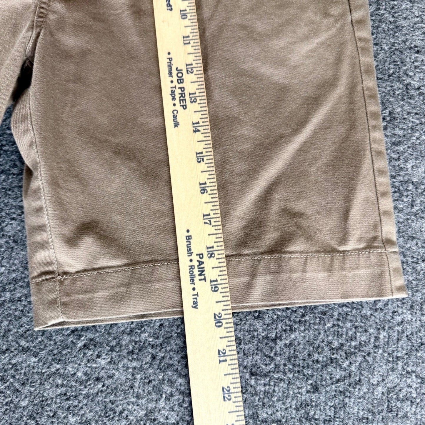 RVCA Weekend Fit Khaki Shorts Mens 36 Casual Chino Cotton Stretch Skate Grunge