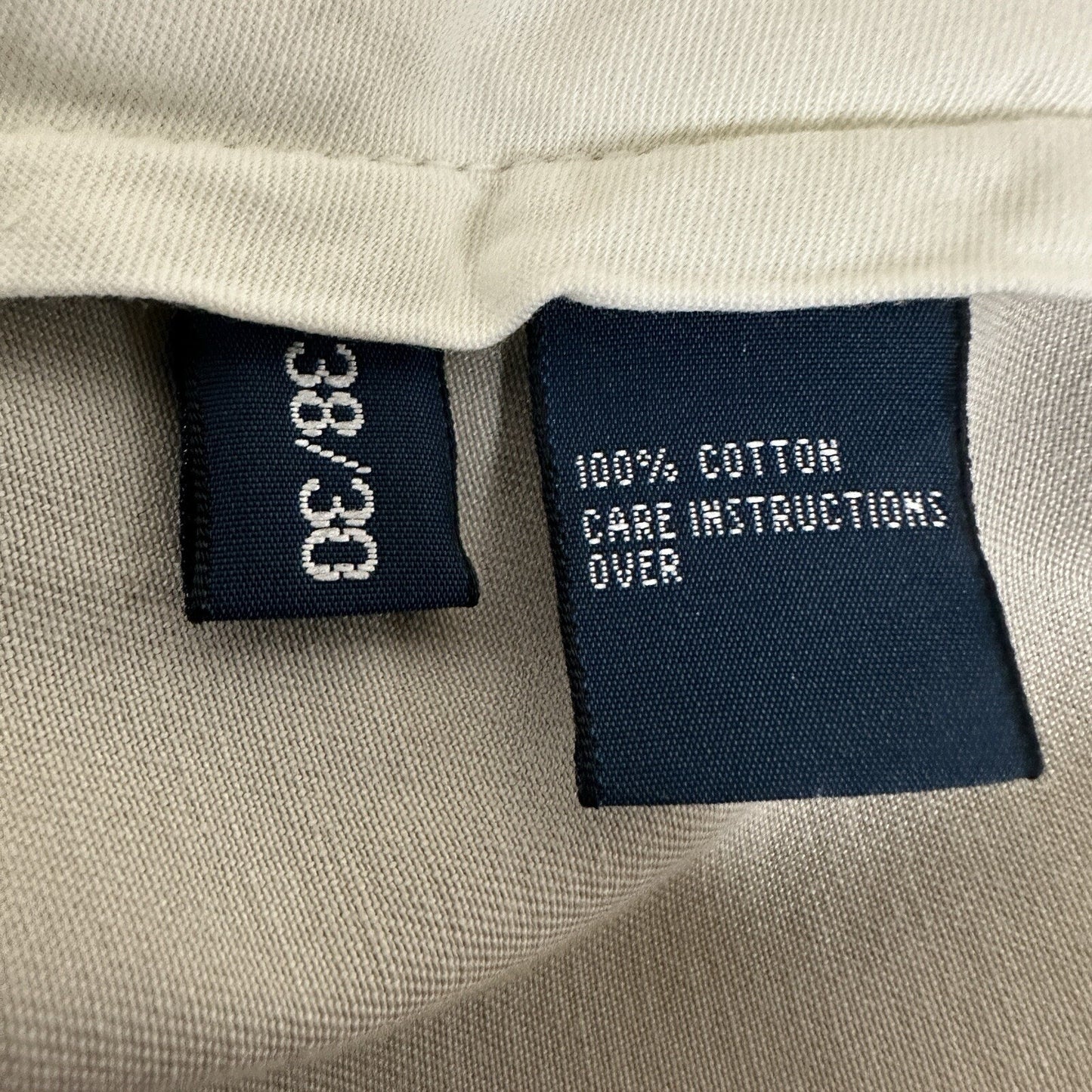 Polo Ralph Lauren Prospect Dress Pant Men 38x30 (37x29) Beige Mid Rise VTG Adult