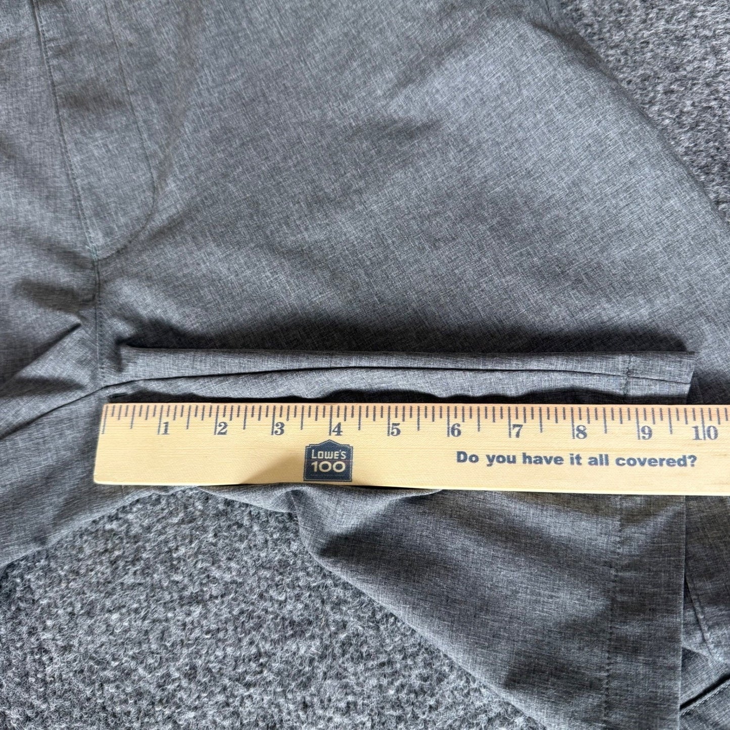 Peter Millar Shackelford Mens 35 Grey Performance Chino Golf Stretch Casual