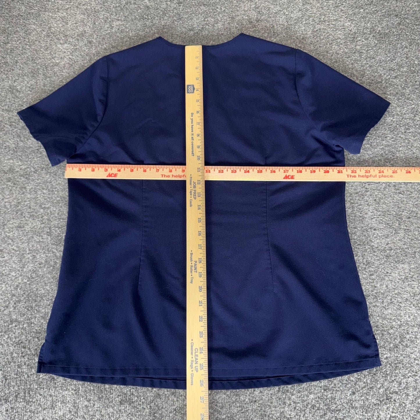 FIGS Catarina Womens Scrub Top Shirt Large Navy Blue Medical Healthcare Uniform