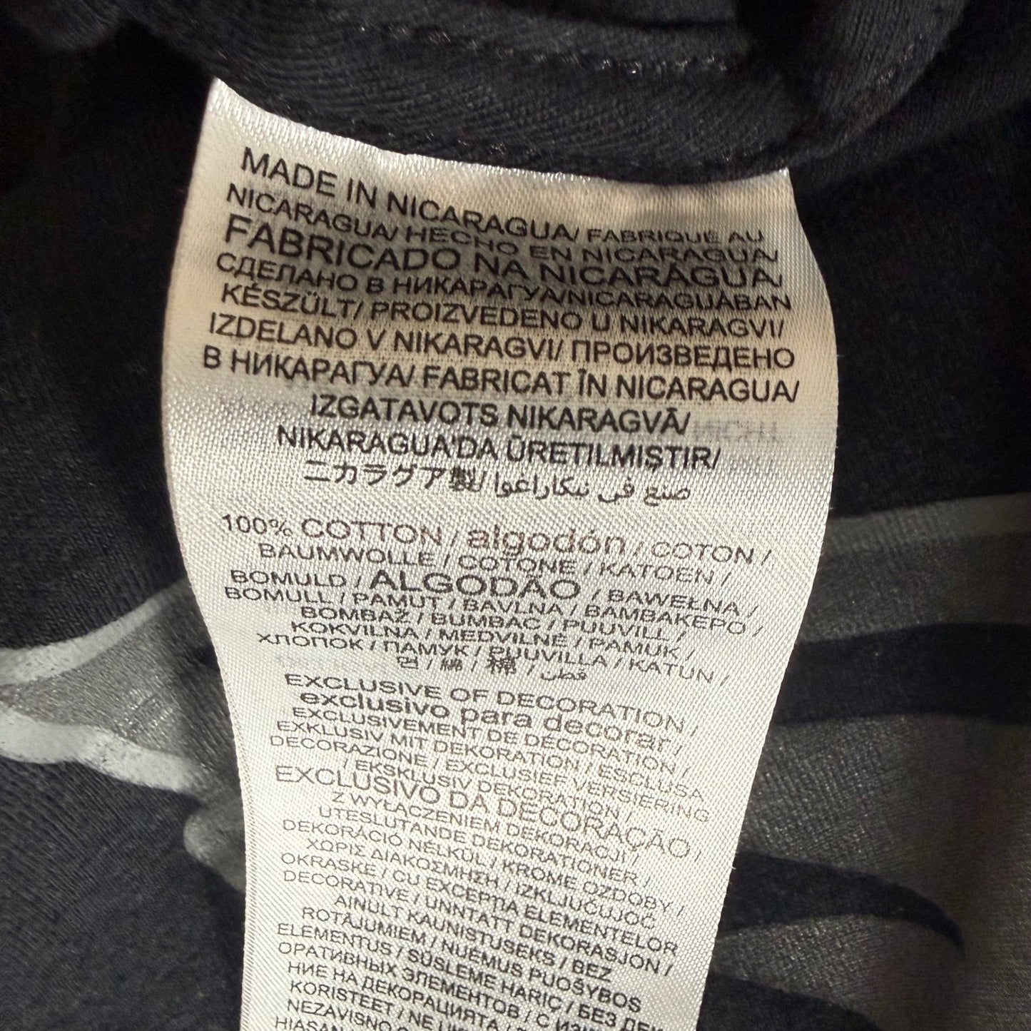 Nike Arizona Cardinals Mens XL Long Sleeve T-Shirt Black Silver NFL Graphic Tee