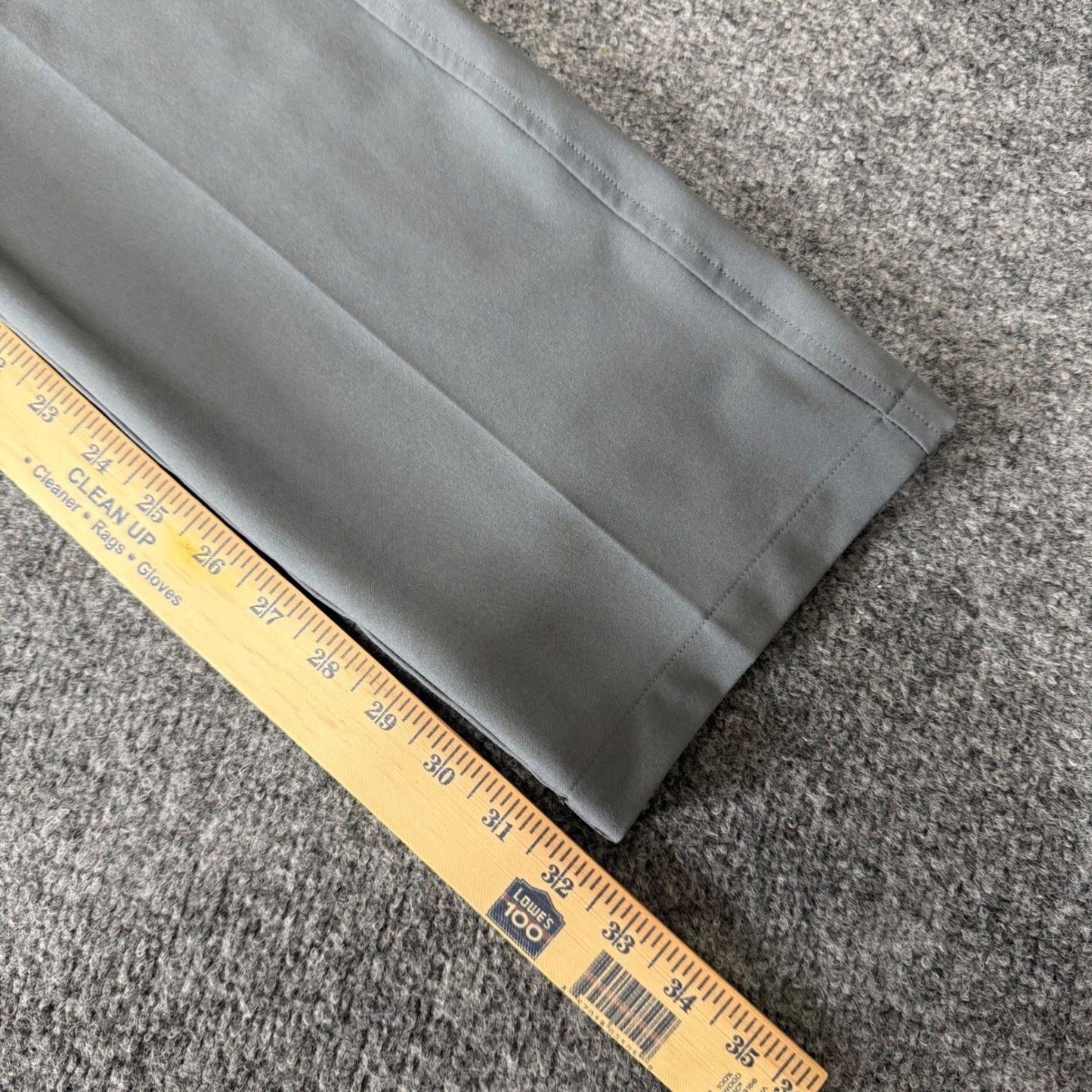 Dunning Golf Mens Stretch Performance Gray Pants 30x32 Athletic NWT Golf Chino