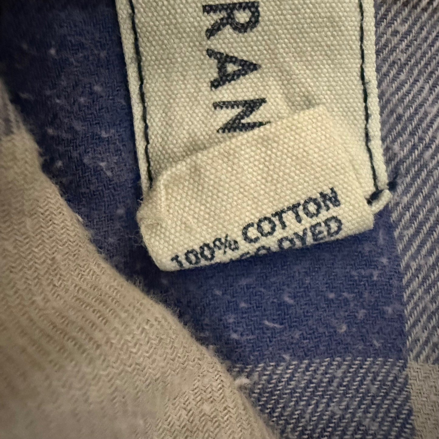 The Normal Brand Shirt Mens M Blue Plaid Long Sleeve Button Up Casual Everyday