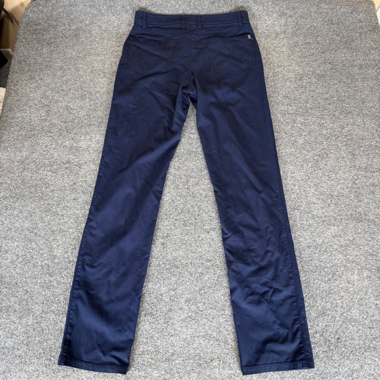 Tasc Performance Pants Mens 30x32 Navy Blue Bamboo Athletic Casual Golf Chino