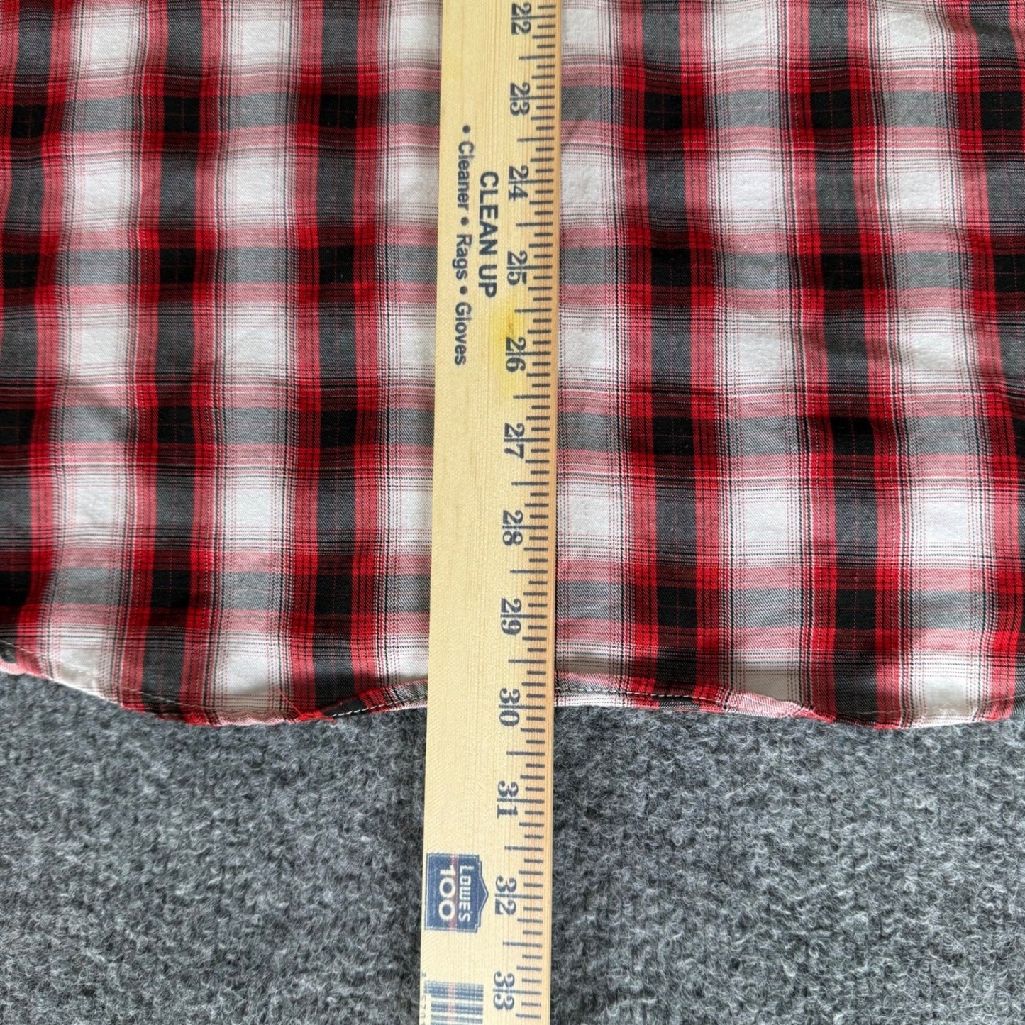 Dixxon Flannel Hollywood Shirt Mens Medium Red Plaid Short Sleeve Button Up Moto