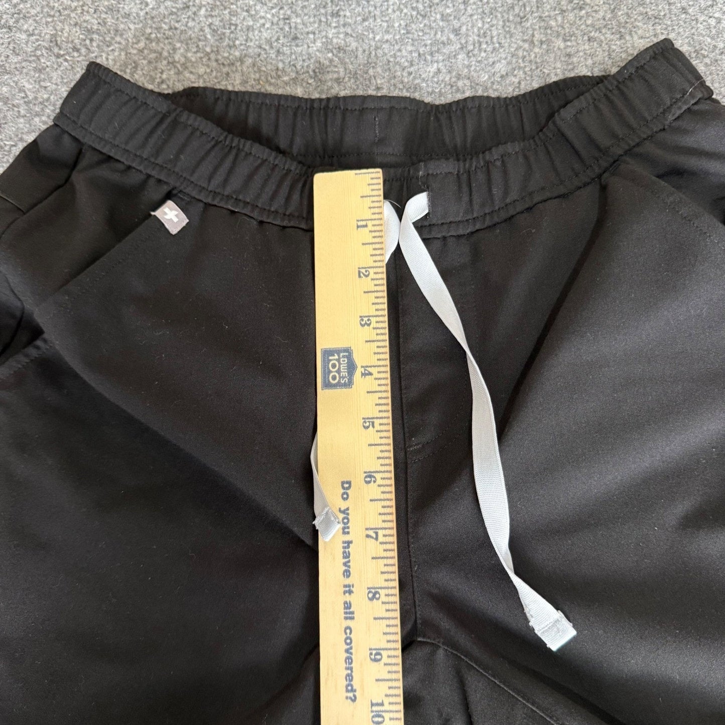 FIGS Zamora Jogger Scrub Pants Womens XS/S 28x28 Black Nursing Medical Uniform