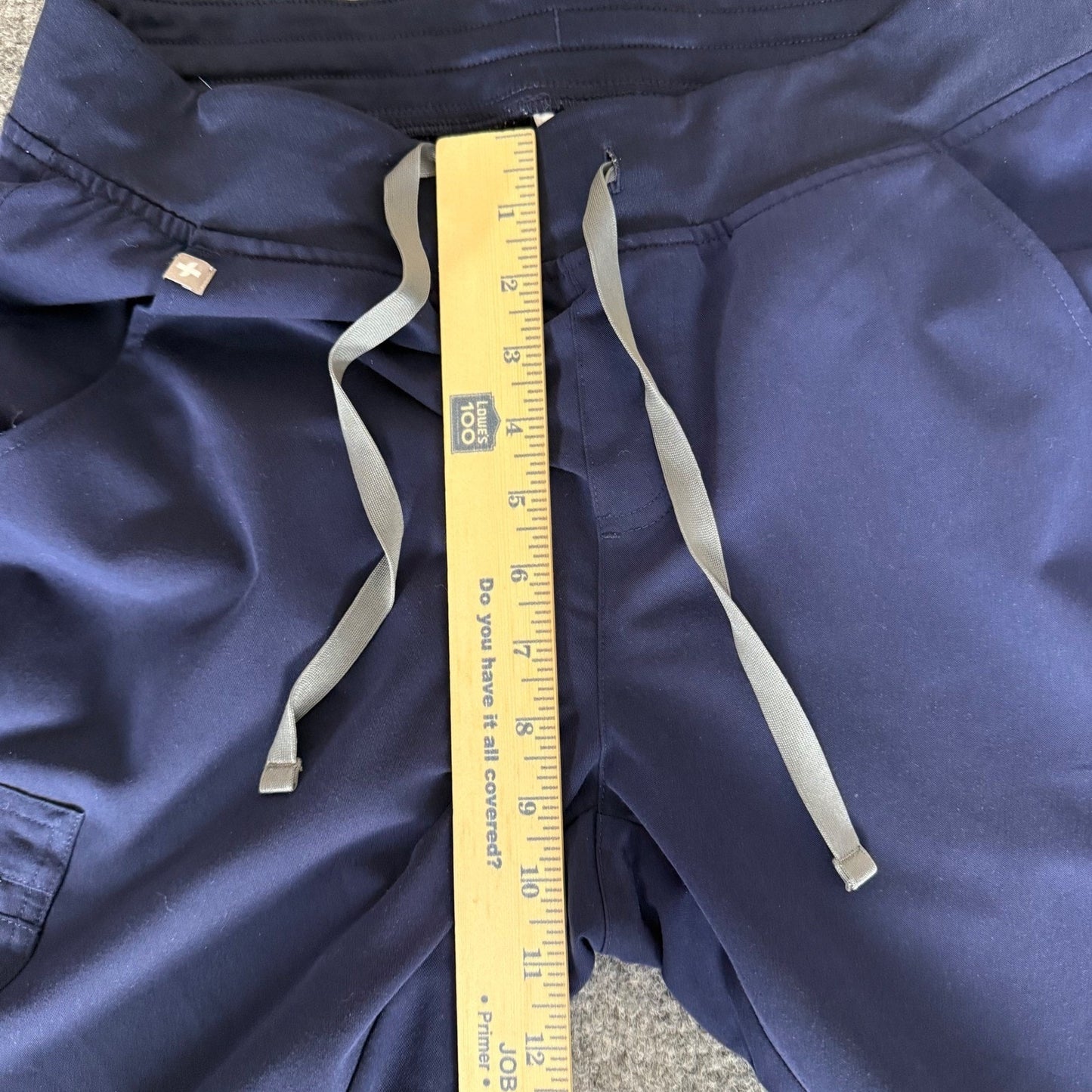 FIGS Zamora Scrub Pants Womens Medium 32x29 Navy Blue Medical Nursing Uniform