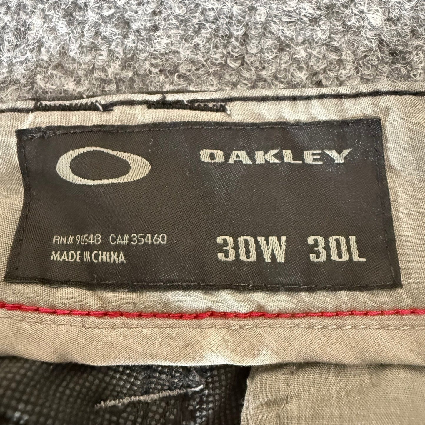 Oakley Pant Mens 30x30 (Fits 32x30) Green Golf Chino Stretch Performance Comfort