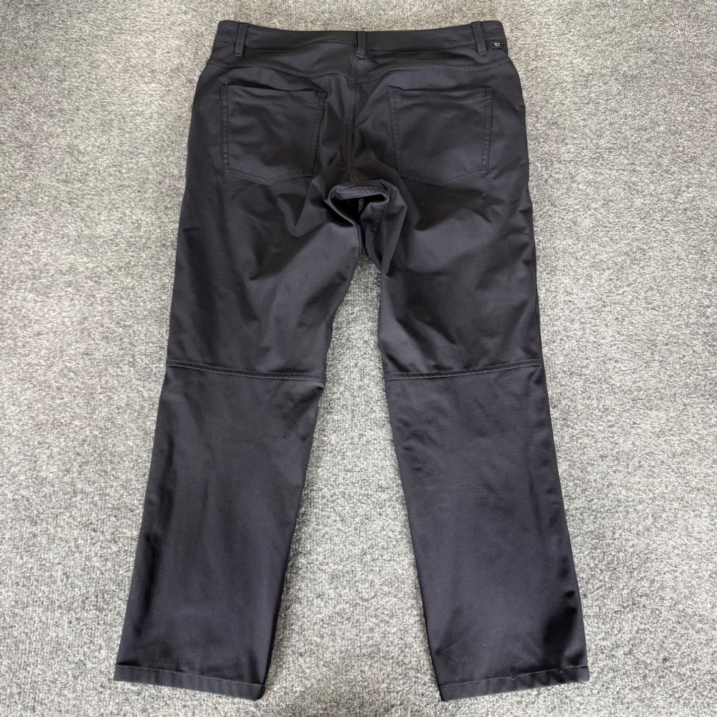 7 Diamonds Infinity Mens Chino Pants Grey 32x30 (Fits 33x26) Stretch Performance