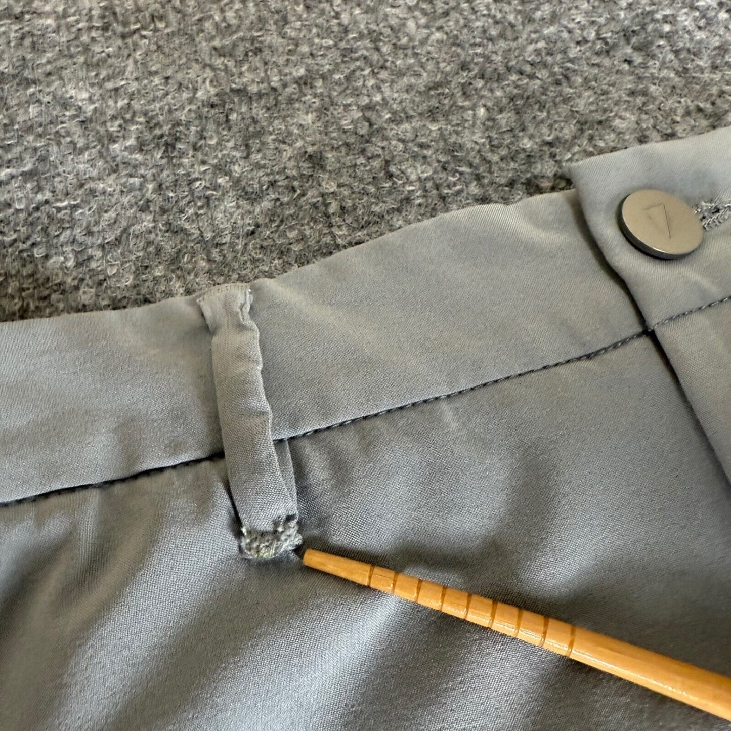 PRIMO Golf Pants Mens 32x26 Gray Lightweight Athletic Stretch Performance Casual