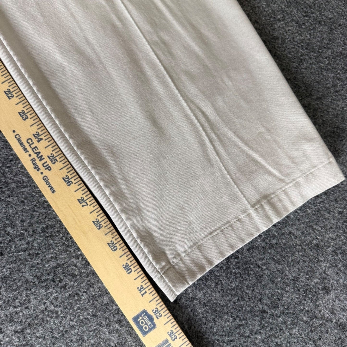 Dockers Relaxed Fit Chino Pants Mens 36x32 Beige Cotton Blend Stretch Khaki