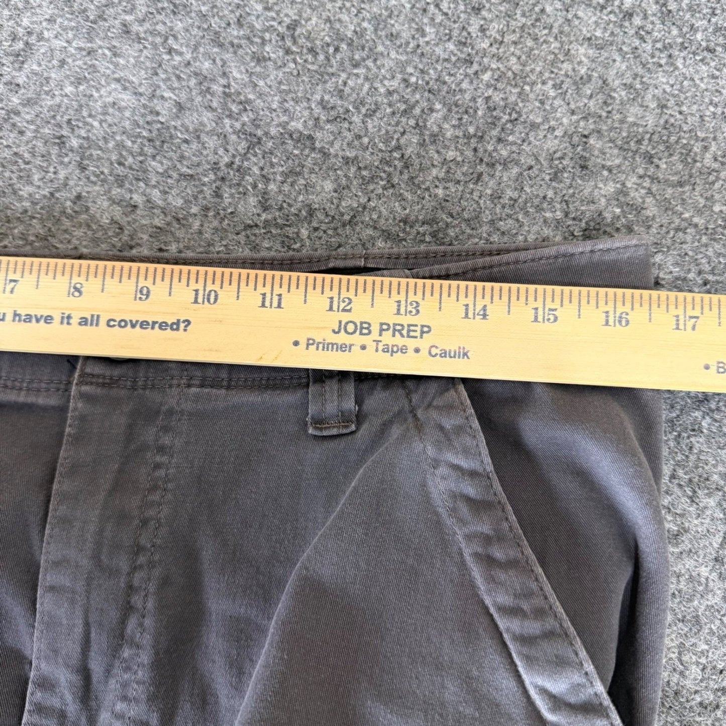 Wrangler ATG All Terrain Gear Mens Cargo Pants Gray 32x34 (33x32) Outdoor Hiking