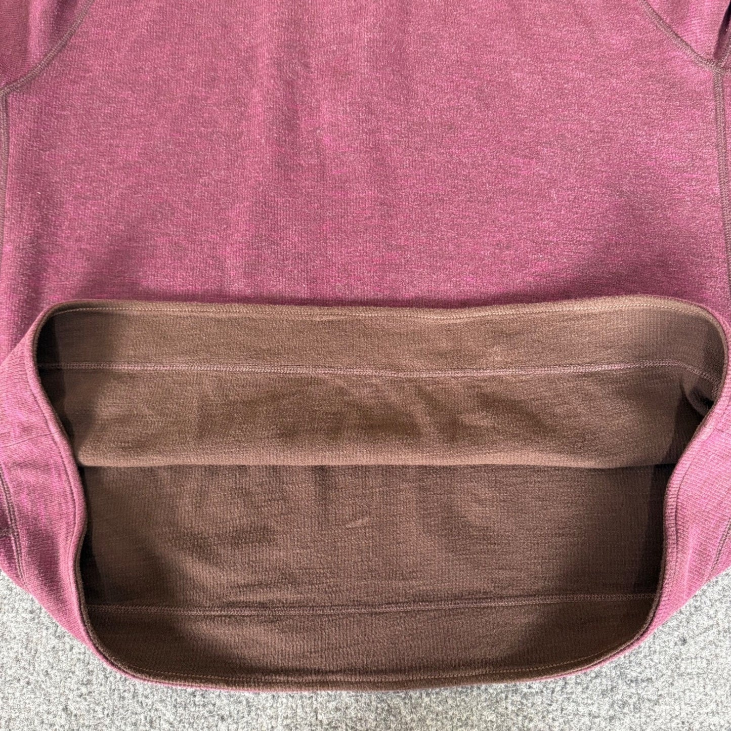 Tommy Bahama Mens 2XT Reversible 1/4 Zip Pullover Burgundy Brown Casual Comfort