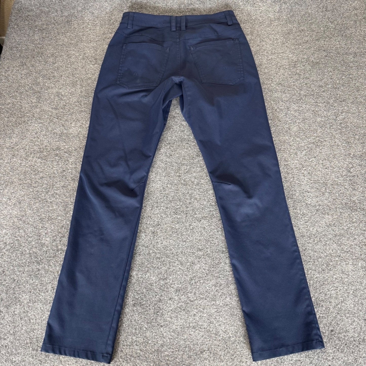 Myles Pants Mens 30x32 Blue Athletic Slim Performance Stretch Casual Everyday