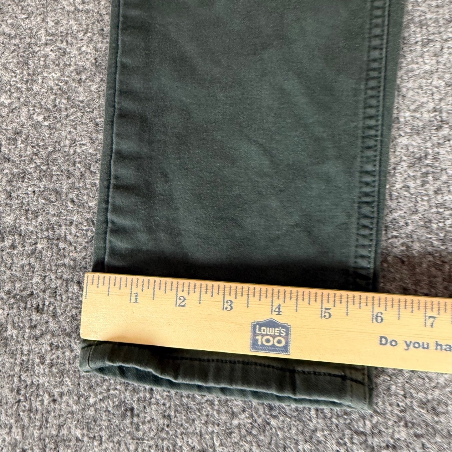 Banana Republic Traveler Athletic Tapered Pants Mens 32x30 (34x29) Green Stretch