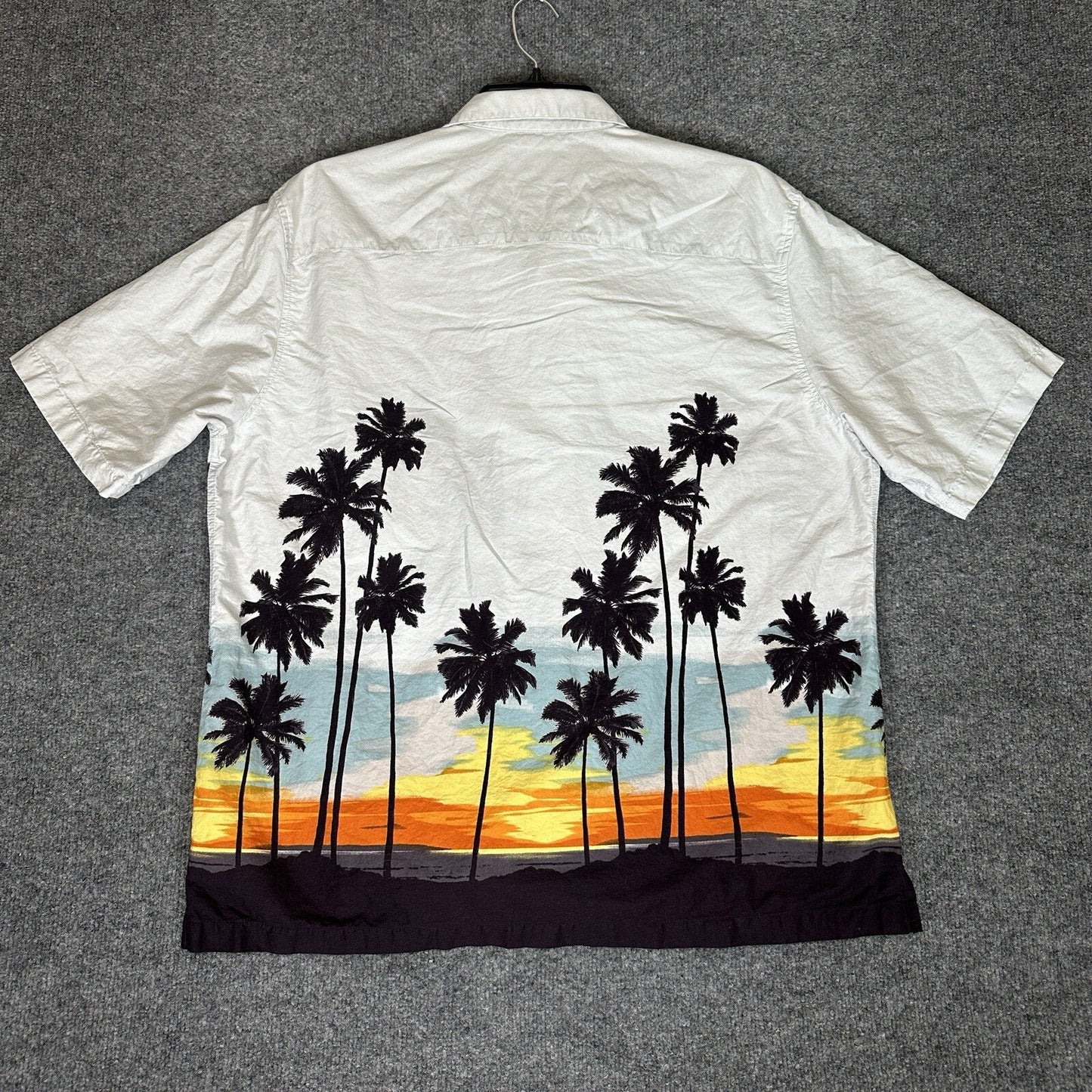 28 Palms Hawaiian Shirt Mens XL Multicolor Camp Button Up Short Sleeve Relaxed