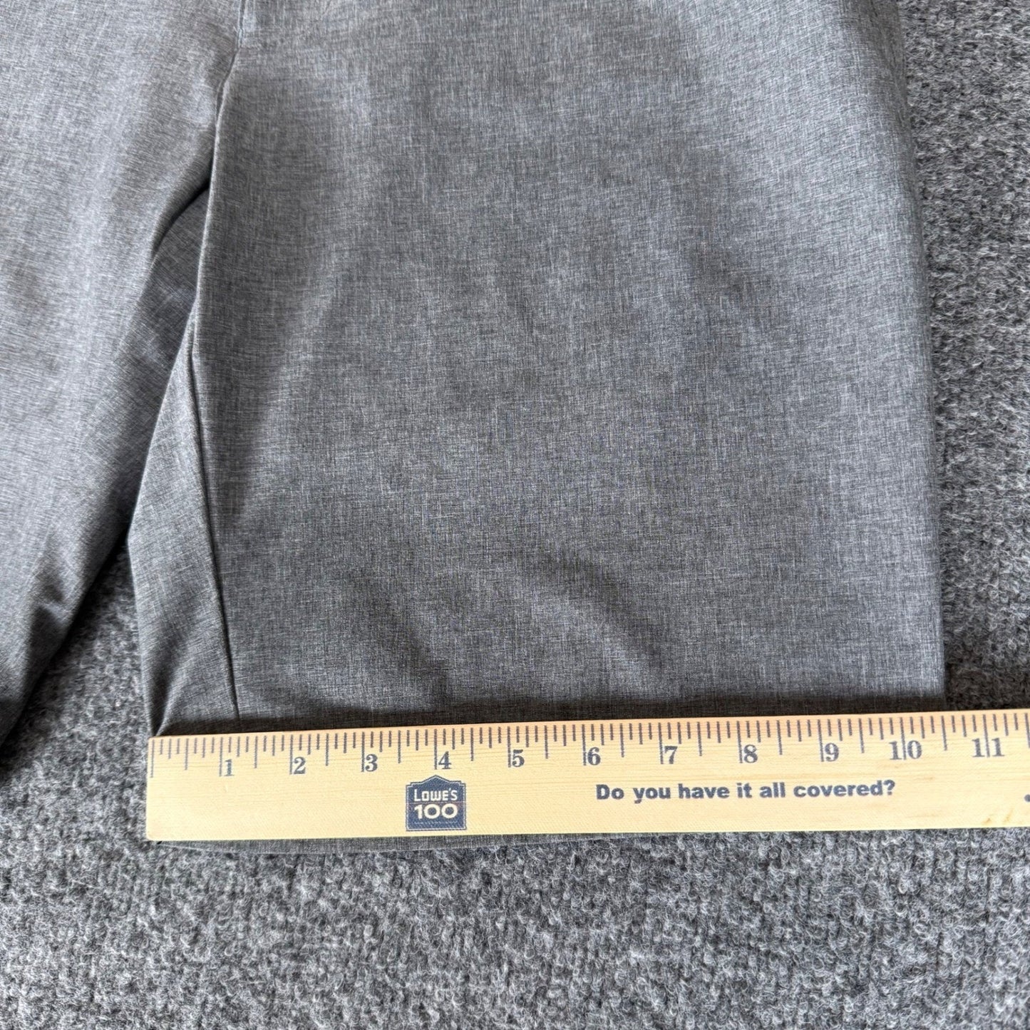 Peter Millar Shackelford Mens 35 Grey Performance Chino Golf Stretch Casual