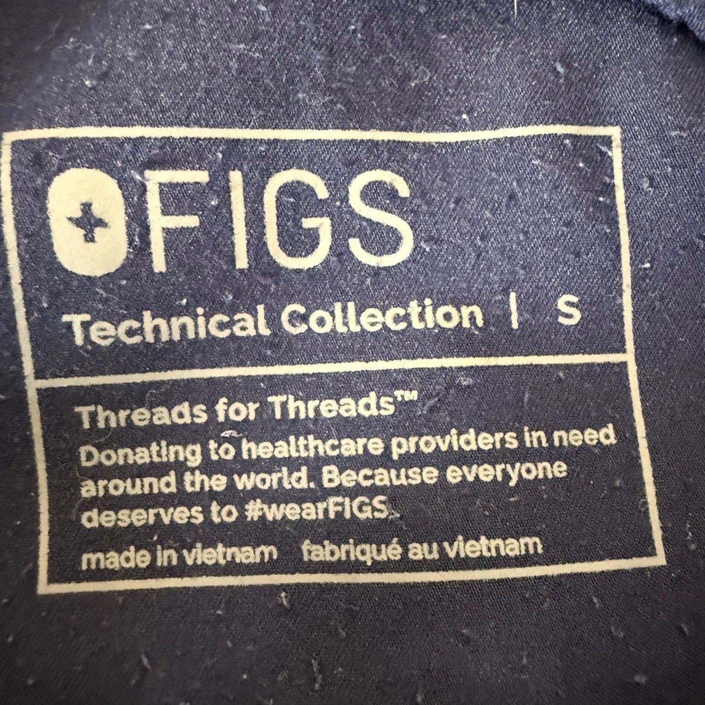 FIGS Tansen Jogger Scrub Pant Mens Small 29x31 Navy Blue Stretch Medical Nursing