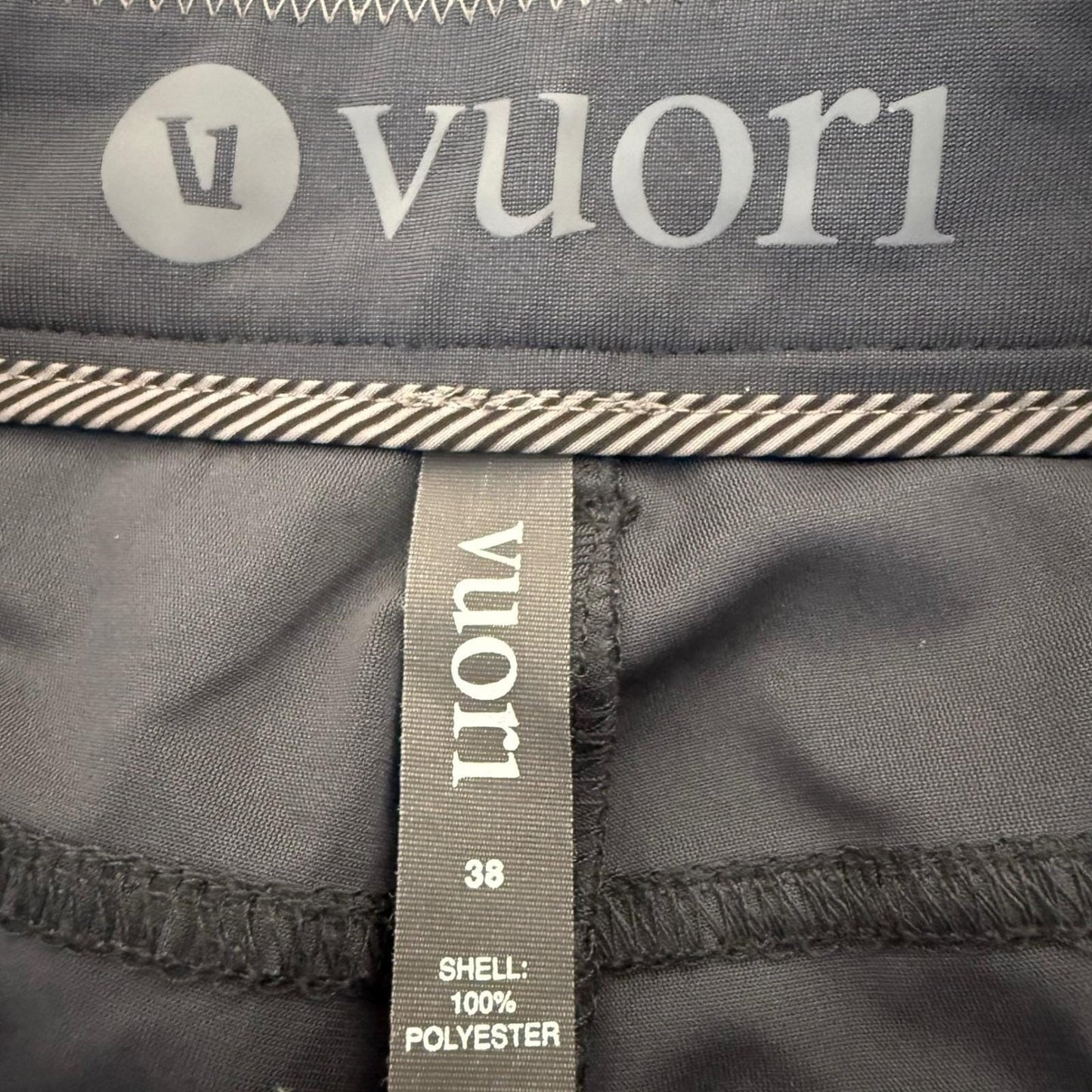 Vuori Meta Pant Mens 38x26 Charcoal Gray Casual Performance Stretch Comfort V430