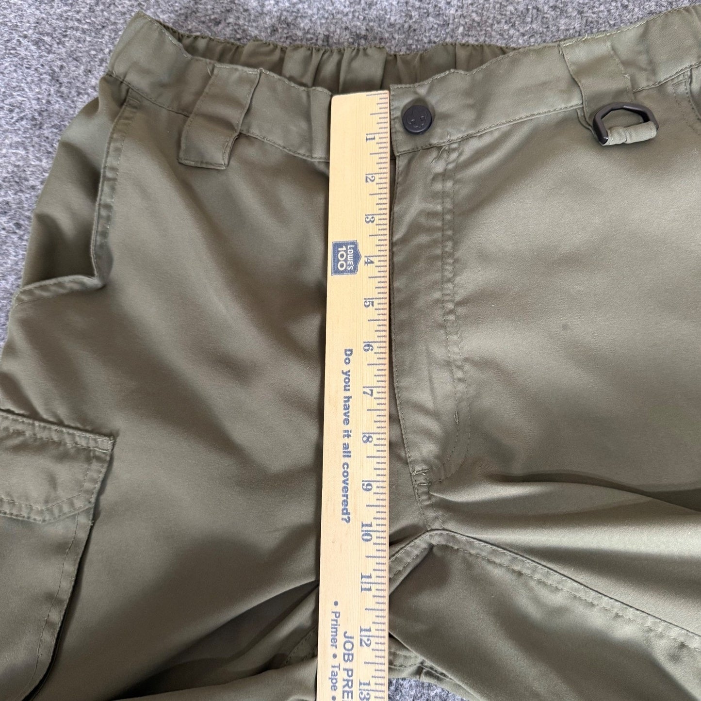 Boy Scouts of America Uniform Pant Men 30x36 Green Cargo Switchbacks Convertible