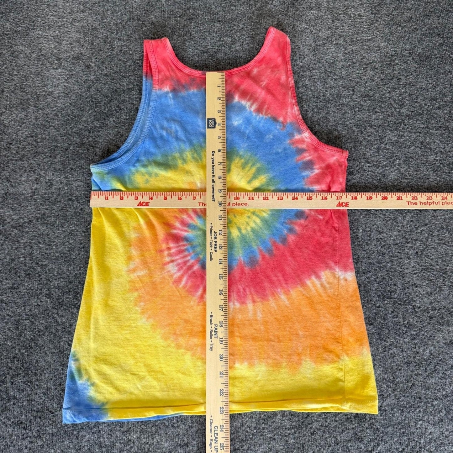 Bucee's Tie Dye Tank Top Shirt Mens S Sleeveless Graphic Casual Festival Beach