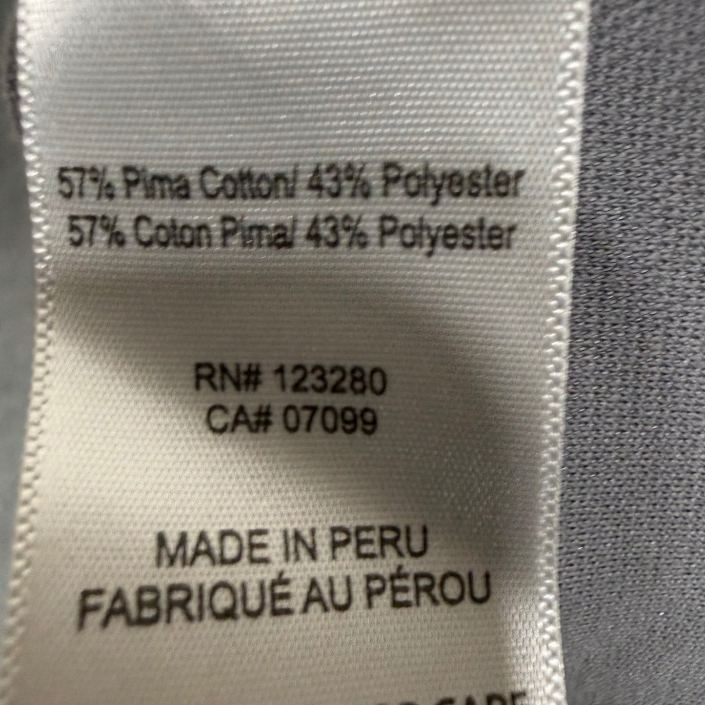 Travis Mathew Golf Polo Shirt Mens M Gray Palm Tree Striped Short Sleeve Casual