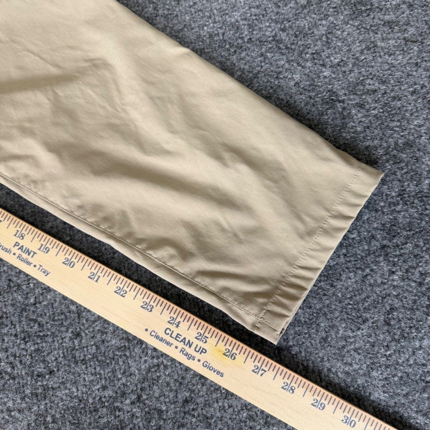 Eddie Bauer Horizon Straight Ankle Pant Womens Size 12 Beige Stretch Outdoor