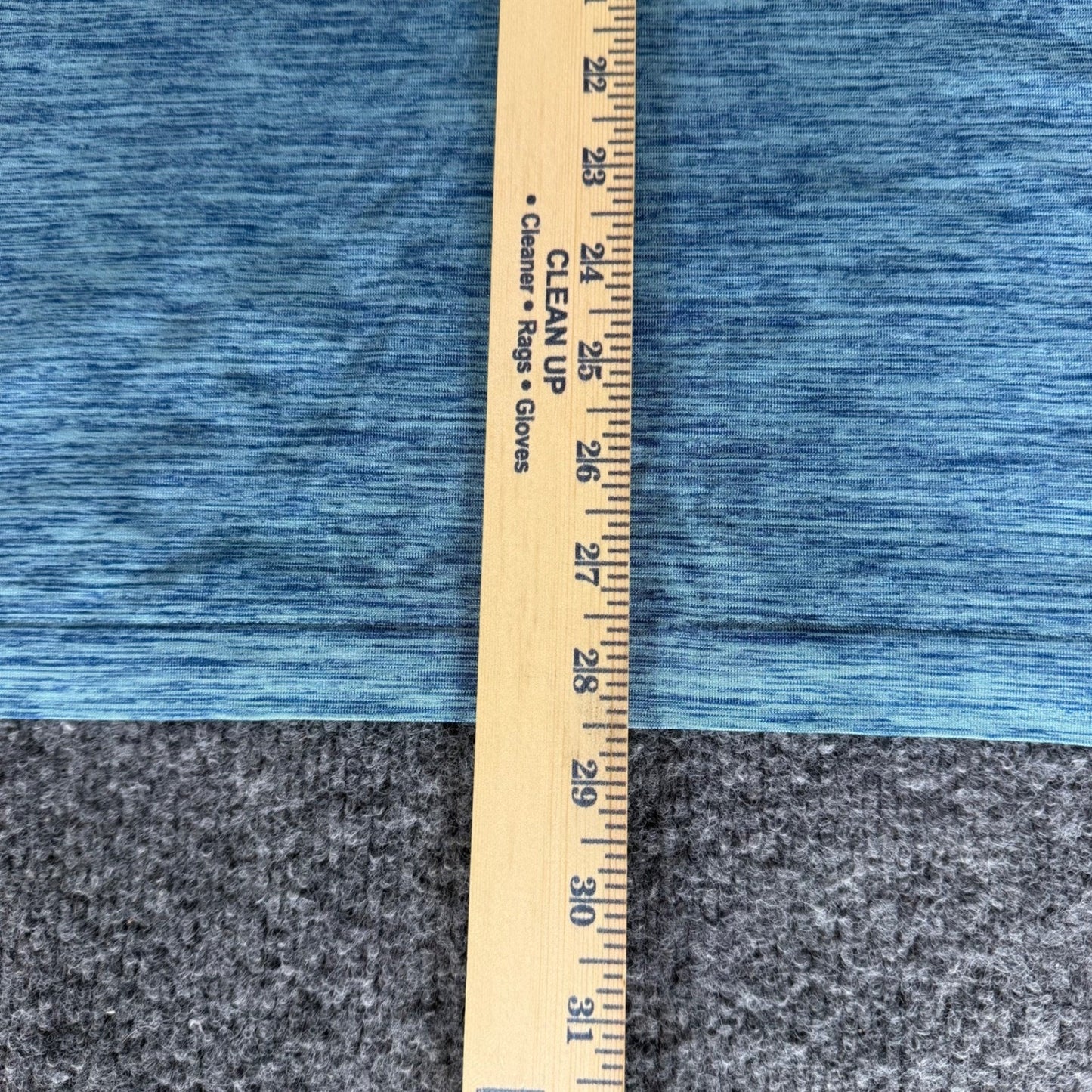 Lululemon Metal Vent Tech Polo Mens Large Blue Short Sleeve Athletic Performance