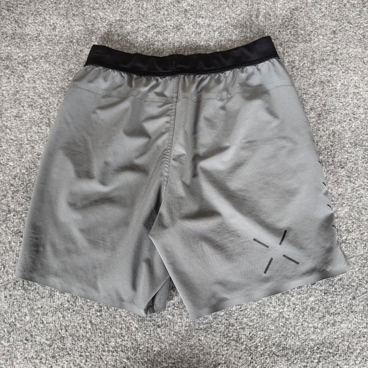 Ten Thousand Mens Interval Shorts Small Gray Athletic Workout Gym Training