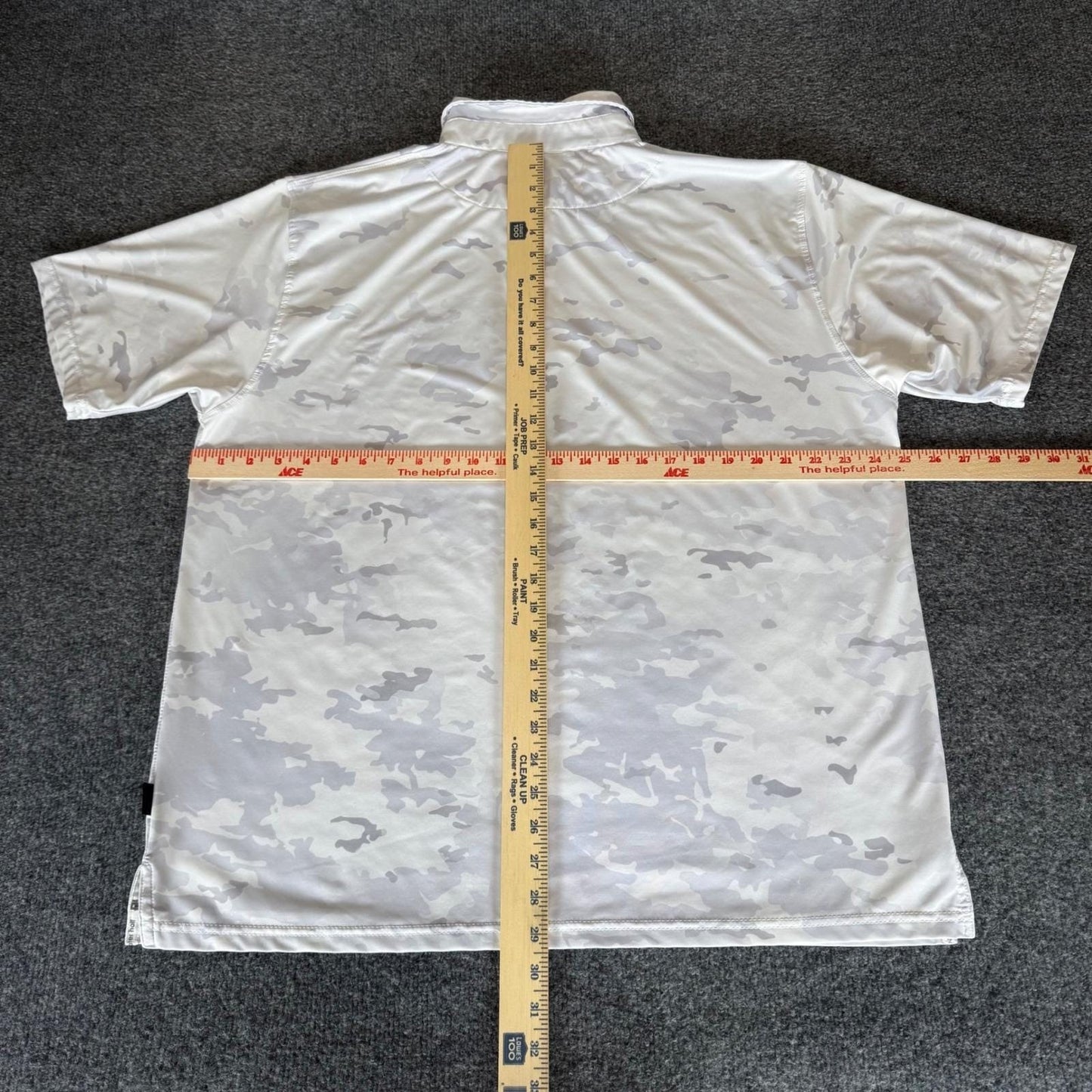 Greater Half Golf Polo Shirt Mens XL Camo Short Sleeve Athletic Performance