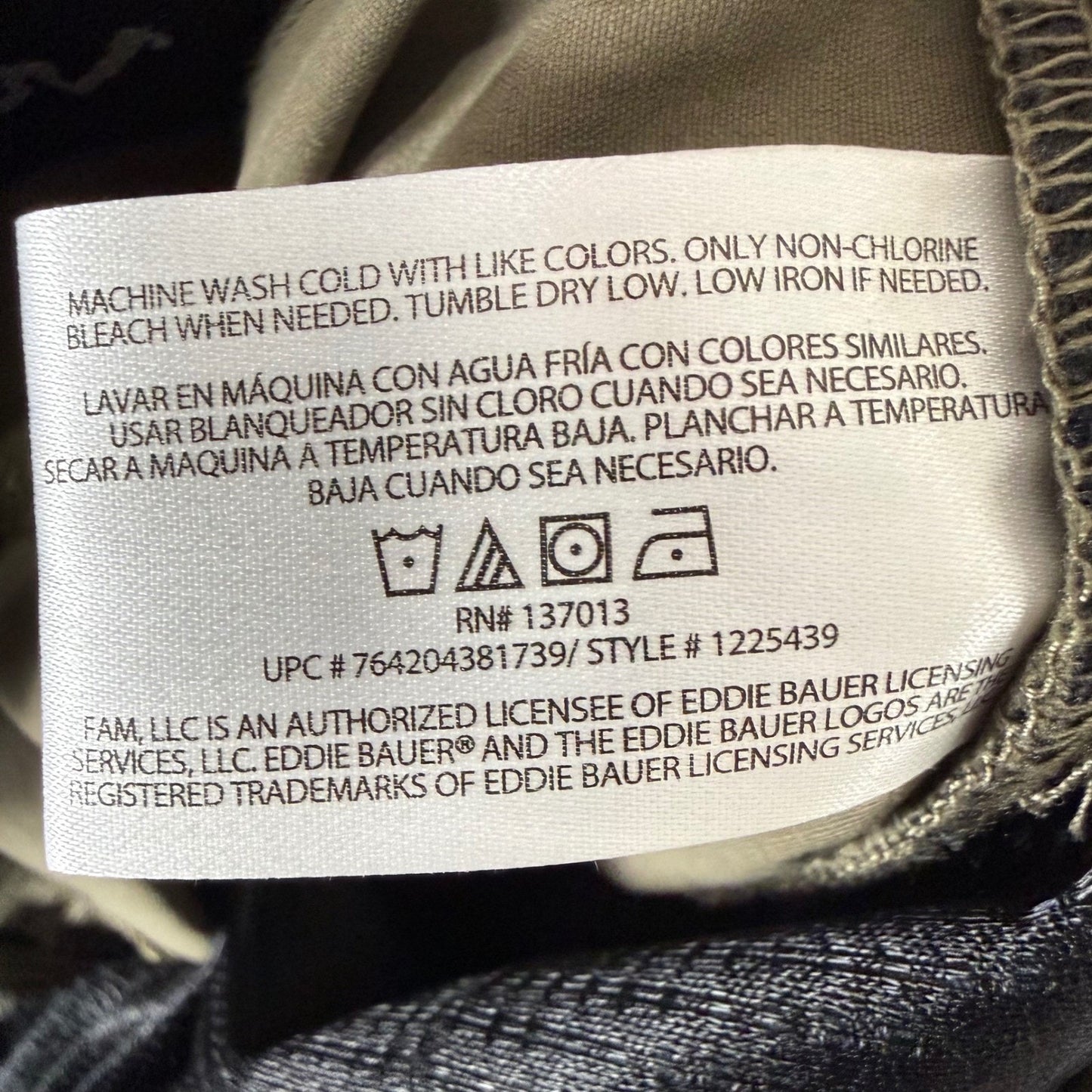 Eddie Bauer Guide Pro Pants Mens 34x30 (33x29) Olive Green Outdoor Hiking Trail