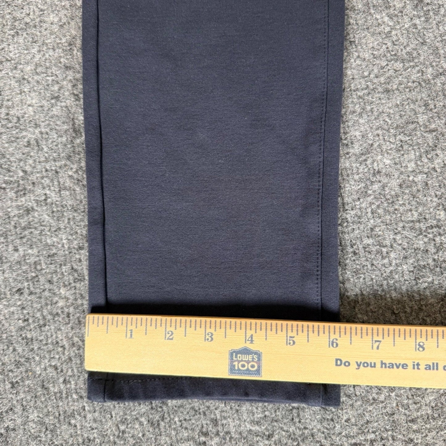 Paige Mens 30x30 Blue Rayon Blend Stretch Flat Front Chino Pants Casual Comfort