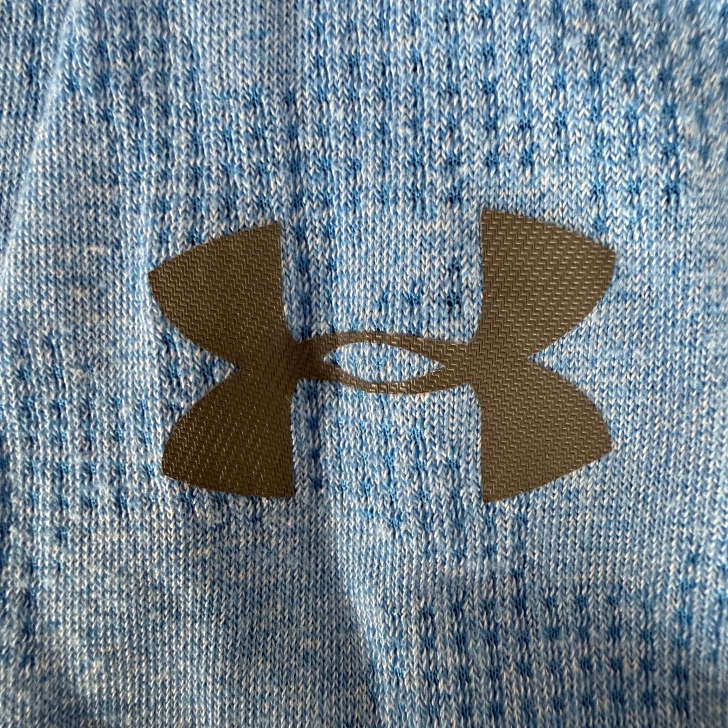 Under Armour Threadborne HeatGear Mens 2XL Blue Camo Long Sleeve Training Shirt