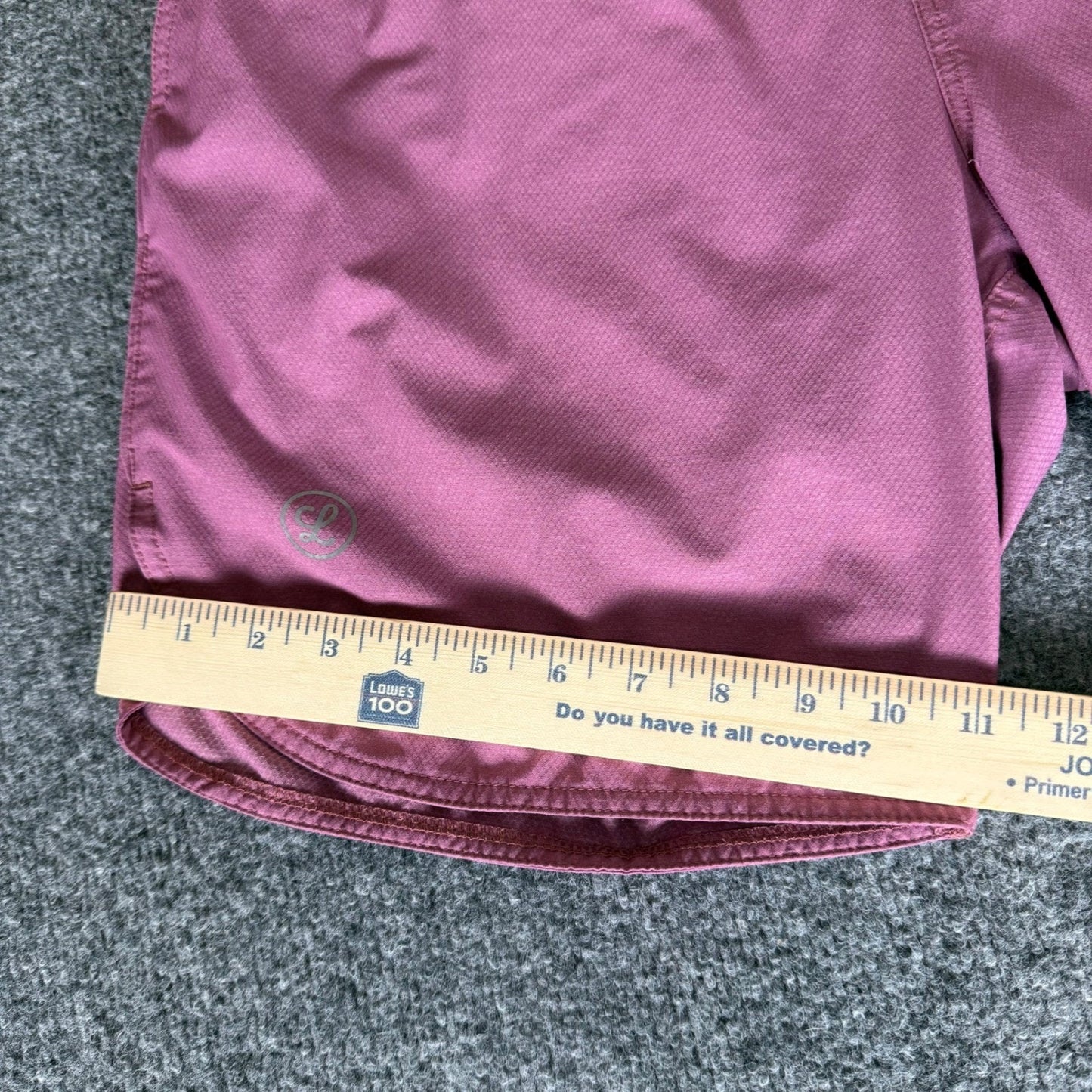 Legends Luka Athletic Shorts Mens Small Rose Gym Workout Lined Running Training