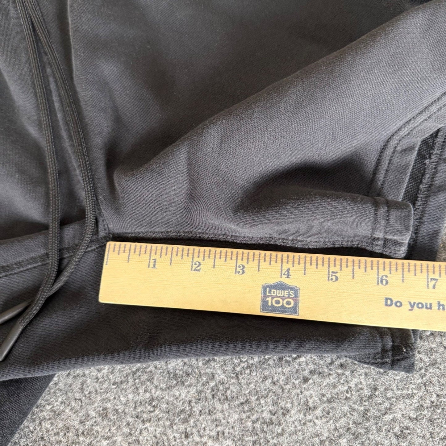 Fabletics Terry Sweat Short Mens Medium 28x6.5 Black Athletic Gym Workout Casual