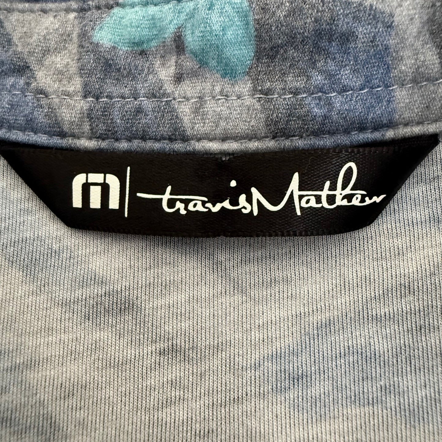 TravisMathew Mens Golf Polo Shirt XL Tropical Short Sleeve Performance Casual