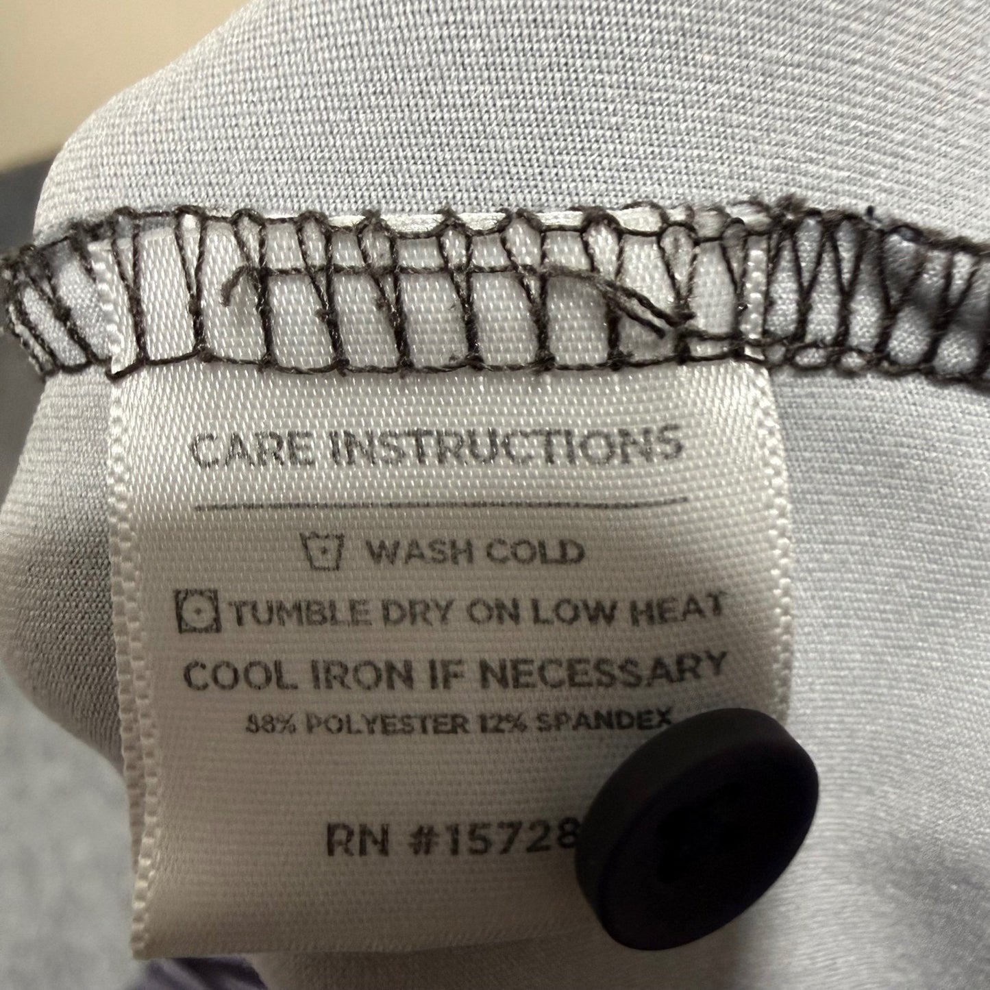 Mizzen + Main Mens Medium Classic Polo Shirt Blue Performance Stretch Golf Work