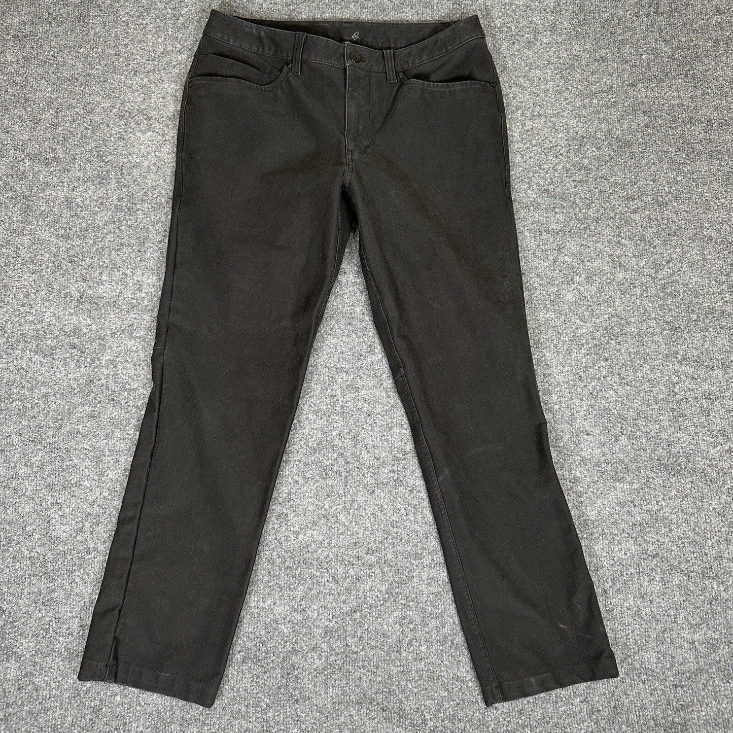 Lululemon Mens ABC Pants 31 (Fits 32x28) Gray Chino Slim Fit Stretch Golf Casual