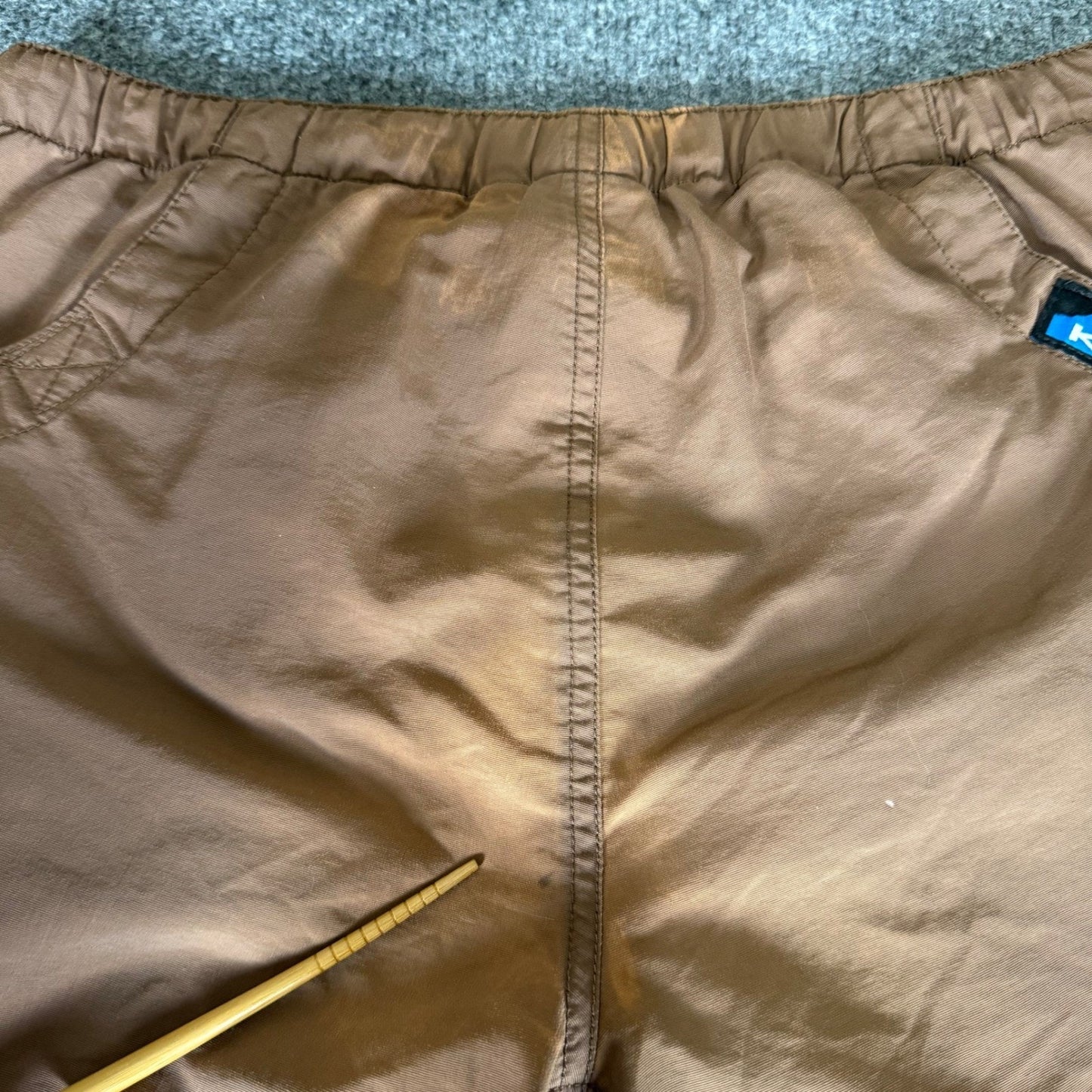 KAVU Hiking Shorts Mens Small Brown Outdoor Trail Quick Dry Active Trail Casual