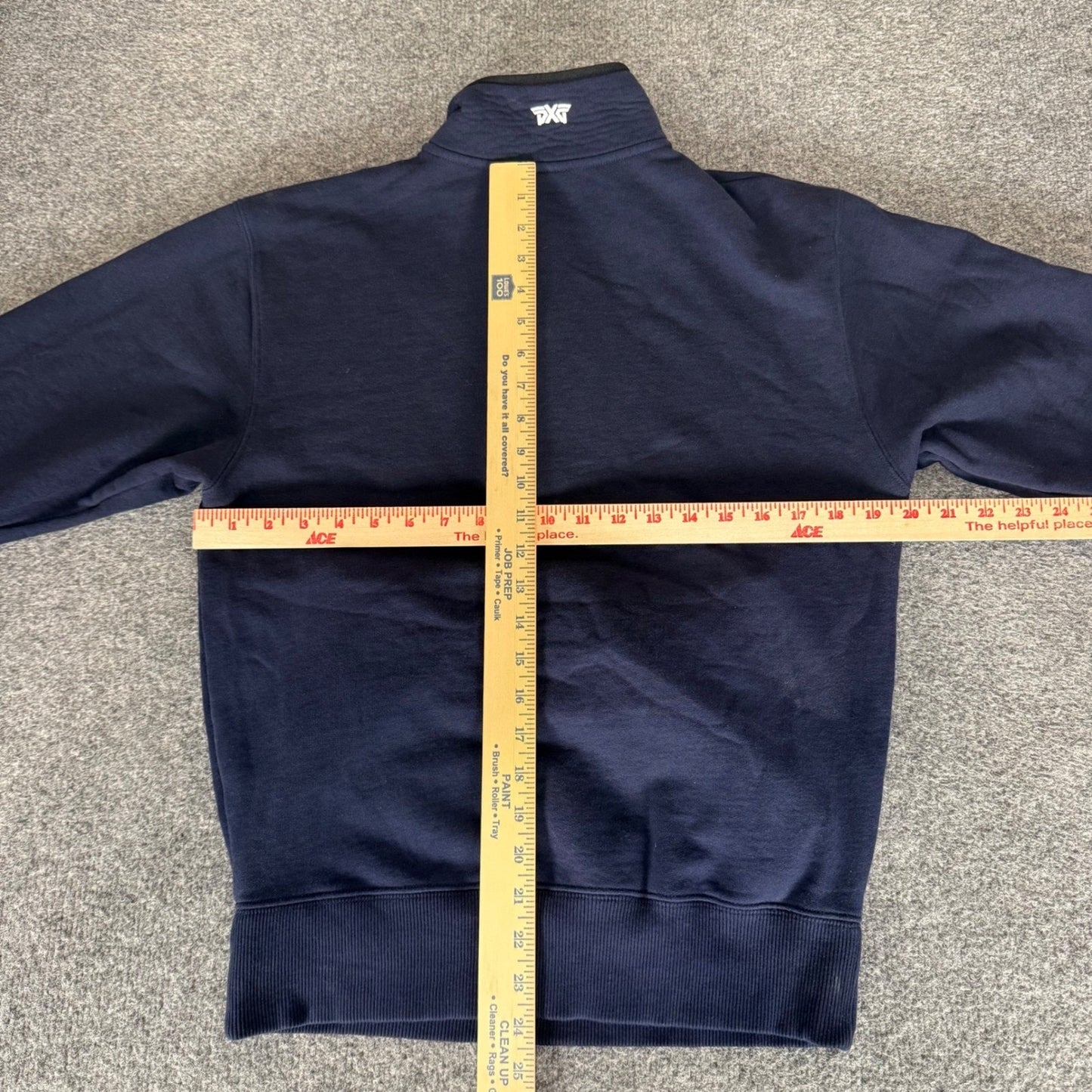 PXG Parsons Xtreme Golf Mens XS Navy Blue Snap Neck Sweatshirt Pullover Casual