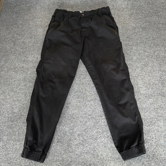 Bearbottom Jogger Pants Mens Large 30x28 Black Casual Athletic Comfort Everyday