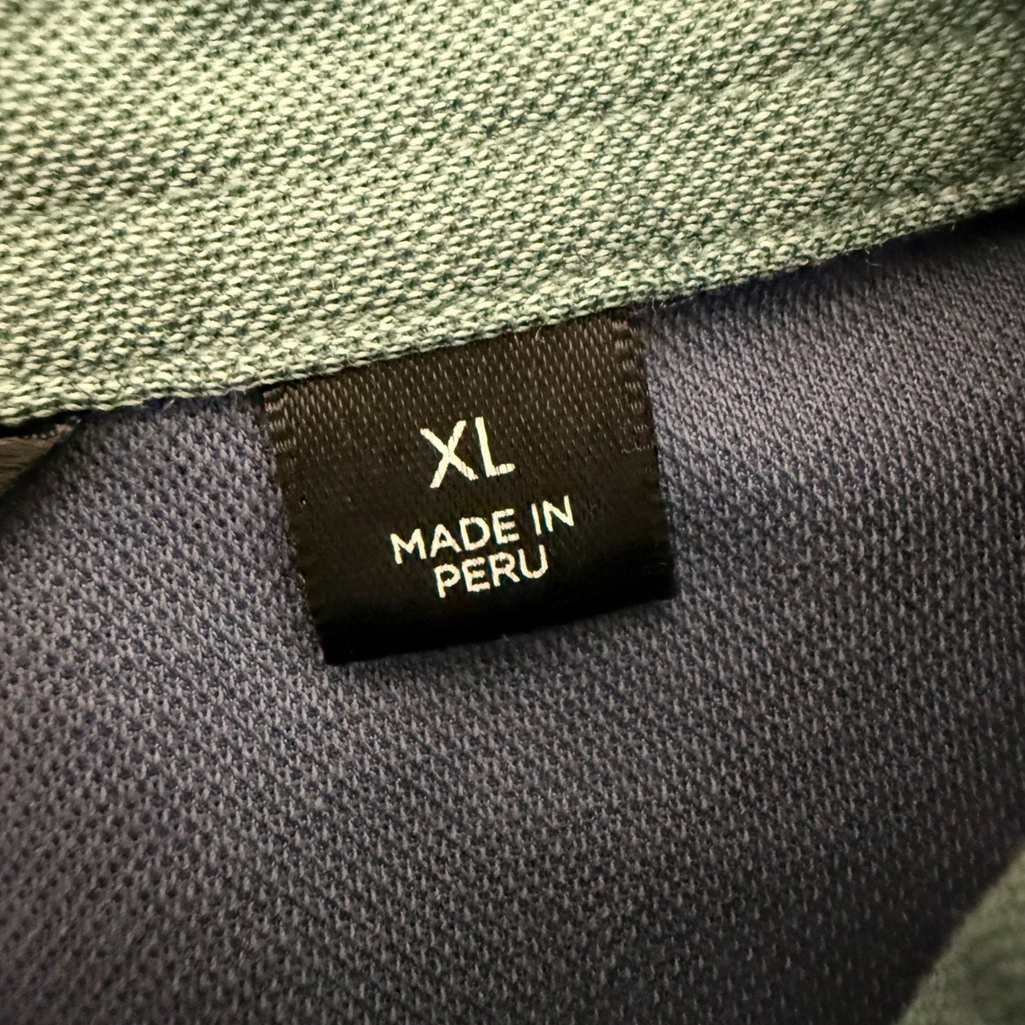 Travis Mathew Polo Shirt Mens XL Blue Pima Cotton Short Sleeve Golf Stretch Soft