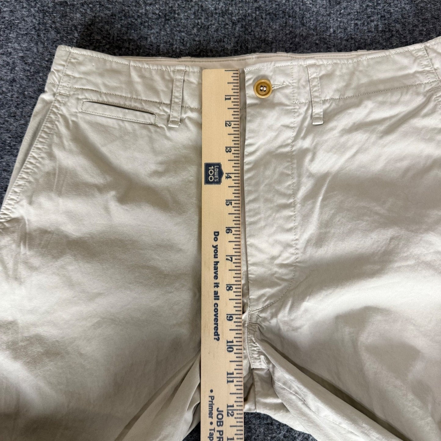 Buck Mason Mens Chino Pants 30x26 Beige Khaki Slim Fit Casual Cotton Everyday